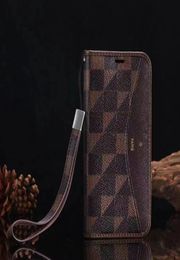 Designer Leather Wallet Card Slots Phone Cases for iPhone 14 13 12 11 Pro Max Brown Flower 14Pro 13Pro 12pro 11pro Case X Xs Xr 8 6097871