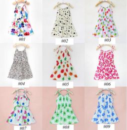 summer ins girls lemon dress baby fruit cotton dresses children bow dress over 27style choose ship for 38years9937132