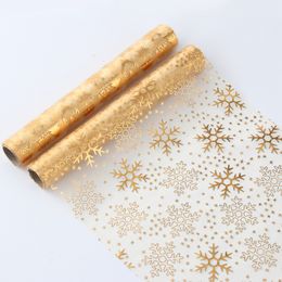 Christmas Sparkle Metallic Gold Thin Table Runners Merry Christmas Decorations For Home 2023 Xmas Navidad Gifts New Year 2024