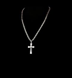 Catholic Crucifix Pedant Necklaces Gold Stainless Steel Necklace Thick Long Neckless Unique Male Men Fashion Jewelry Bible Chain Y7270835