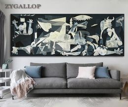Picasso Famous Art Paintings Guernica Print On Canvas Picasso Artwork Reproduction Wall Pictures For Living Room Home Decoration9973345