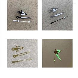 Watch Repair Kits Hands Gold/Black/Silver Three-Hand Green Luminescent Suitable For NH35/NH36 Calibre Assembly