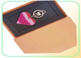 Women Keychain heart Key ring Cute PU Chain Bag Charm Boutique Car Holder Design KeyRing Accessories 13 colors6232467