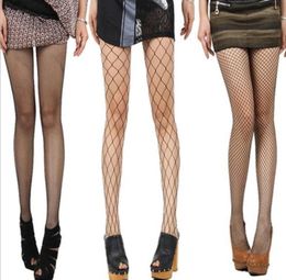 Women High Waist Tights Fishnet Stockings Sexy Mesh Thigh High Pantyhose black Colourful super stretchy fabric5598228