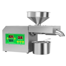 Pressers English Version R3S Oil Presser 220V/110V Stainless Steel Intelligent Temperature Control Oil Press Peanut Flax Seed Walnut