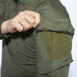 Mens Long Sleeve Tactical Shirt T-Shirt Men's Military Rapid Assault Army Combat Rapid Assault Slim Fit