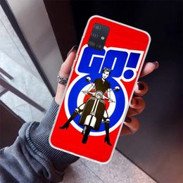 Vespa Scooter Motorcycle Phone Case For Samsung Galaxy A51 A50S A41 A40 A31 A30S A21S A20S A10S A20E A71 A70 A6 A7 A8 A9 Print S