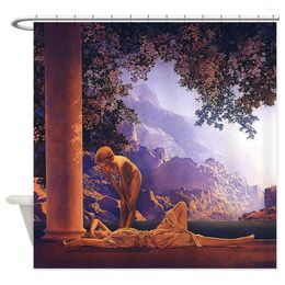 Shower Curtains Maxfield Parrish Daybreak Curtain Decorative Fabric