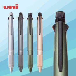 UNI 4+1 Ballpoint Pen/Mechanical Pencil 0.5mm Replaceable Core Quick Drying Japanese Stationery School Supplies Accessories