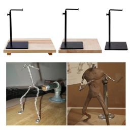 Clay Modelling Bracket Sculpture Scaffold Pottery Clay Stand Holder Rack Support Wooden Board Base for DIY Pottery Model Tool