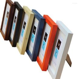 Frames 5 Inch 7inch 8inch 10inch Picture Frame Display Pictures Po With Desktop Wood Grain Black White Color