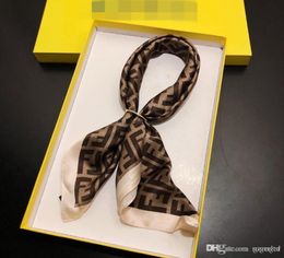 Fashion Design Unixes Silk Scarf Fashion Letter Big Brand Small Scarf Variable Headscarf Accessories Activity Gift4316314