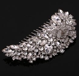 Luxury Crystal Beaded Bridal Hair Comb New Style Wedding Hair Accessory Low but High Quality Evening Party Hair Jewelry4716906