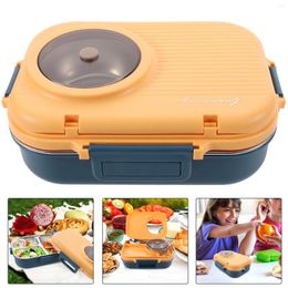 Dinnerware Bento Storage Stainless Steel Container Lunch Accessories For Adults Small Compartment
