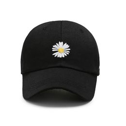 Korean Version Tide Net Red Duck Tongue Hat Summer Sun Shading Outdoor Same Little Daisy Mens Baseball Cap Fshion Hats