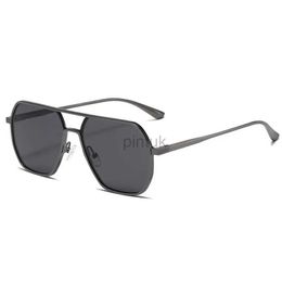 Sunglasses Polarized sunglasses aluminum magnesium day and night dual-use color-changing glasses uv400 sunglasses men sunglasses mirror 240412