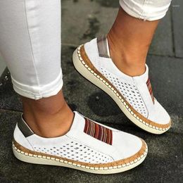 Casual Shoes XIHAHA Women Slip On Sneakers Shallow Loafers Vulcanized Breathable Hollow Out Ladies Shoe Women's Single