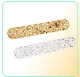 BoYuTe 30 PiecesLot 8215MM Metal Brass Stamping Plate Filigree Diy Hand Made Jewelry Findings Components6392114