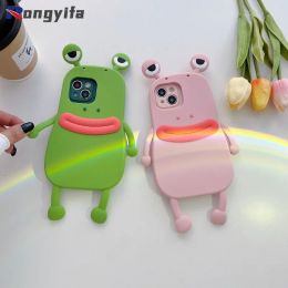 For Samsung Galaxy A24 A14 A54 A53 A34 A33 A04S A04 A13 A13 A32 A04E M32 4G 5G M04 F04 M13 Phone Case Frog Couple Phone Case