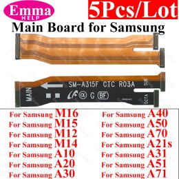 5Pcs MainBoard Flex Cable For M12 M14 M15 M16 for Samsung Galaxy A21S A31 A51 A71 A50 A40 A30 A20S A10 A10S