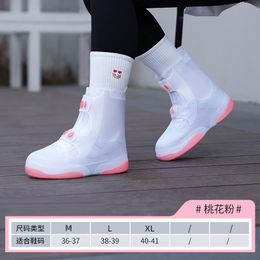 Outdoor Waterproof Shoes Cover Rainy Day Unisex Rain Boots Anti-slip Overshoes Durable Shoe Covers Thickening Reusable