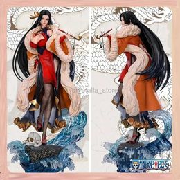 Comics Heroes 35cm One Piece Figures Boa Hancock Anime Figures Pvc Gk Figurine Model Doll Collection Room Decoration Ornament Toys Xmas Gifts 240413