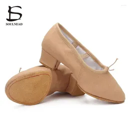 Dance Shoes Women Jazz Ballroom Ballet Latin Breathable Canvas Soft Size 28-41 Practise Teacher Modern Dancing Sneakers