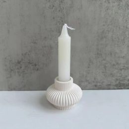 New Lantern Candle Holder Silicone Mould Aroma Candle Holder Plaster Mould Cement Moulds