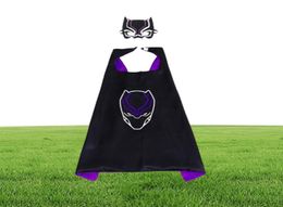 Theme Costume 70X70Cm Double Sided Satin Cartoon Cosplay Costumes Whole 30 Figures Superhero Capes Masks Set Kids Halloween Ch5890677