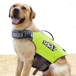 Dog Apparel Life Jacket Super Buoyancy Pet Vest For Swimming Lifevest With Safety Control Rescue Handle Life-Saving Clothes