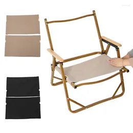 Chair Covers Solid Color Outdoor Camping Folding Cover Portable Stool Summer Picnic Beach Replacement Back Accessory