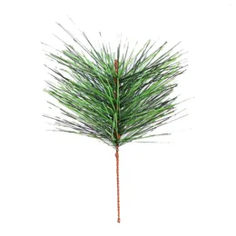 Decorative Flowers Christmas Artificial Needles Branches Garland Faux Greenery Picks For DIY Wreath EmbellishingDecoratio