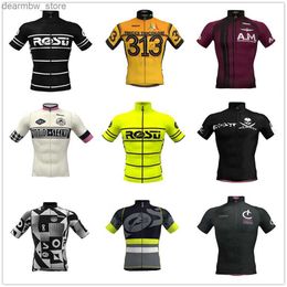 Cycling Jersey Sets Rosti 2022 Cycling Jersey Men Outdoor Racing Suit Team Bike Clothing Mtb Road Bicyc Uniform Breathab Cycling Shirts Ciclismo L48