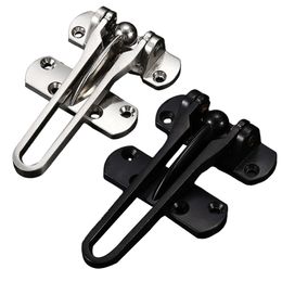 1pc Swing Bar Lock With 7pcs Screws For Bedroom Insurance Door Bolt Anti-Theft Room Bar Door Buckle Lock Chain Accessories
