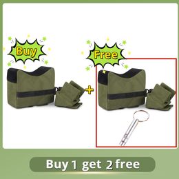 Rifle Sandbag Rest Sniper Hunting Stand Bag Shooting Pouch Hunting Gun Accessories Tatical Front Rear Bags Hunting Accessories