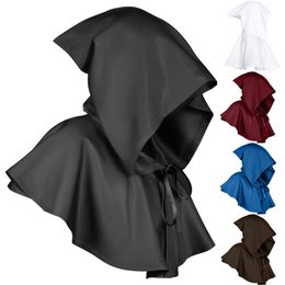Movie Halloween COS Costume Death Cloak Mediaeval Hooded Cloak Cosplay Clothing Party Clothes
