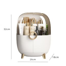 Light Luxury Cosmetic Organiser - Dustproof Desktop Makeup Case Dresser Lipstick Case - Skin Care Product Shelf