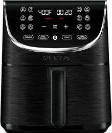 Fryers Gourmia Air Fryer Oven Digital Display 7 Quart Large AirFryer Cooker 12 Touch Cooking Presets, XL Air Fryer Basket 1700w Power