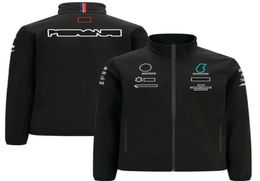 2021 jacket 1 Team Racing Suit Fans Casual Zip Up Jacket Customized Car Logo Jackets FallWinter Work Clothes Men0396297181