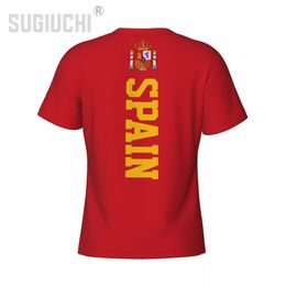 Tight Sports T-shirt Spain Flag Spanish 3D For Men Women Tees jersey Clothes Soccer Football Fans Gift Patriotic T shirt