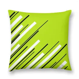 Pillow Diagonals - Lime Green Throw Cover Set Child Decorative Covers For Sofas