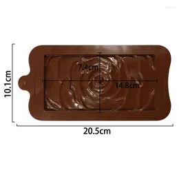 Baking Tools RValentine's Day Gift Rose Flowers DIY Chocolate Mould Handmade Cookie Food Grade Silicone LD1101