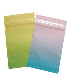 Fedex Multi Colors Resealable Zip Mylar Bag Food Storage Aluminum Foil Bags Plastic Packaging Bag Sm jllYOF5860037