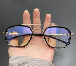 New ch Chrome Sunglasses Frames New Fashion Star Same Eyeglass Frame Double Beam Large Slag Men039s Glasses Anti Blue Light Fla4543565