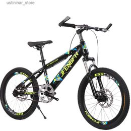 Bikes Ride-Ons 20 Inch Bicycle Single/Variable Speed Mountain Bikes Shock Absorption ChildrenS Cycling Disc Brake Off-Road L47