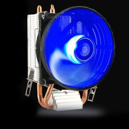 Pads CPU Cooler Master 2 Pure Copper Heatpipes Fan with Blue Light Freeze Tower Cooling System with PWM Fans W8ED