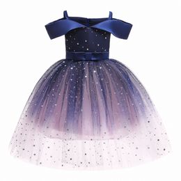 Girls Dresses Children Summer Dress Princess Sling Dress Kids Clothings Toddler Youth Fluffy Skirts Dot Printed Skirt size 100-150 10XA#