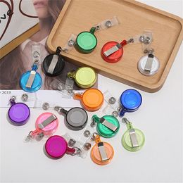 Retractable Pull Badge For Name Badge Id Card Id Badge Reel Nurse Badge Card Holder School Supplies Office Accessories