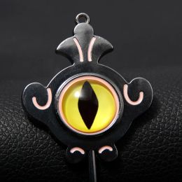 Anime The Owl House Amity Portal Key Retro Gold Colour Eye Metal Pendant For Women Men Cosplay Jewellery Accessories Prop