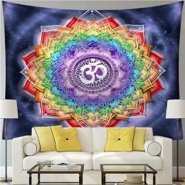 Mandala Tapestry Wall Hanging Polyester Home Bedroom Decor Bedspread Beach Mat Blanket Yoga Mat Tapestrie
